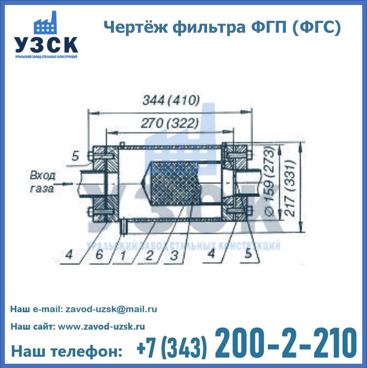 Схема ФГС(ФГП) в Копейске