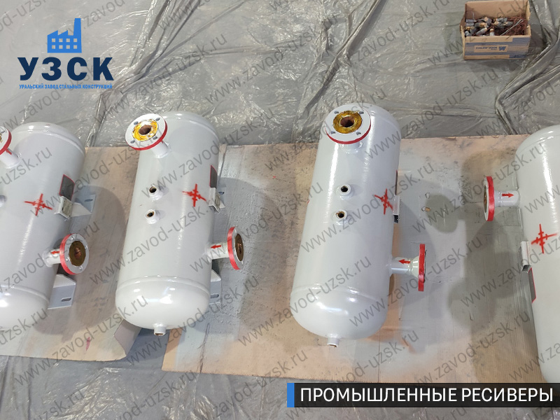 фотография емкостных ресиверов газа Копейск